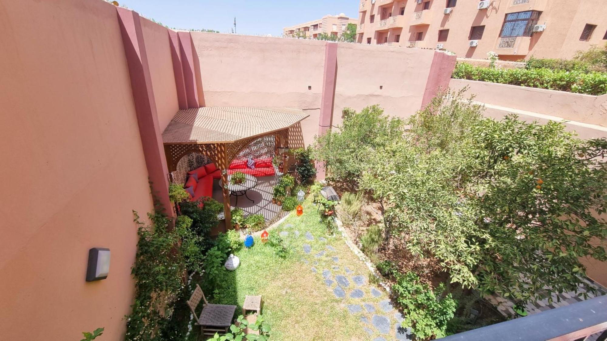 Oranger Family House City Center, Private Large House, Terasse Garden View, Free Parking Marraquexe Exterior foto